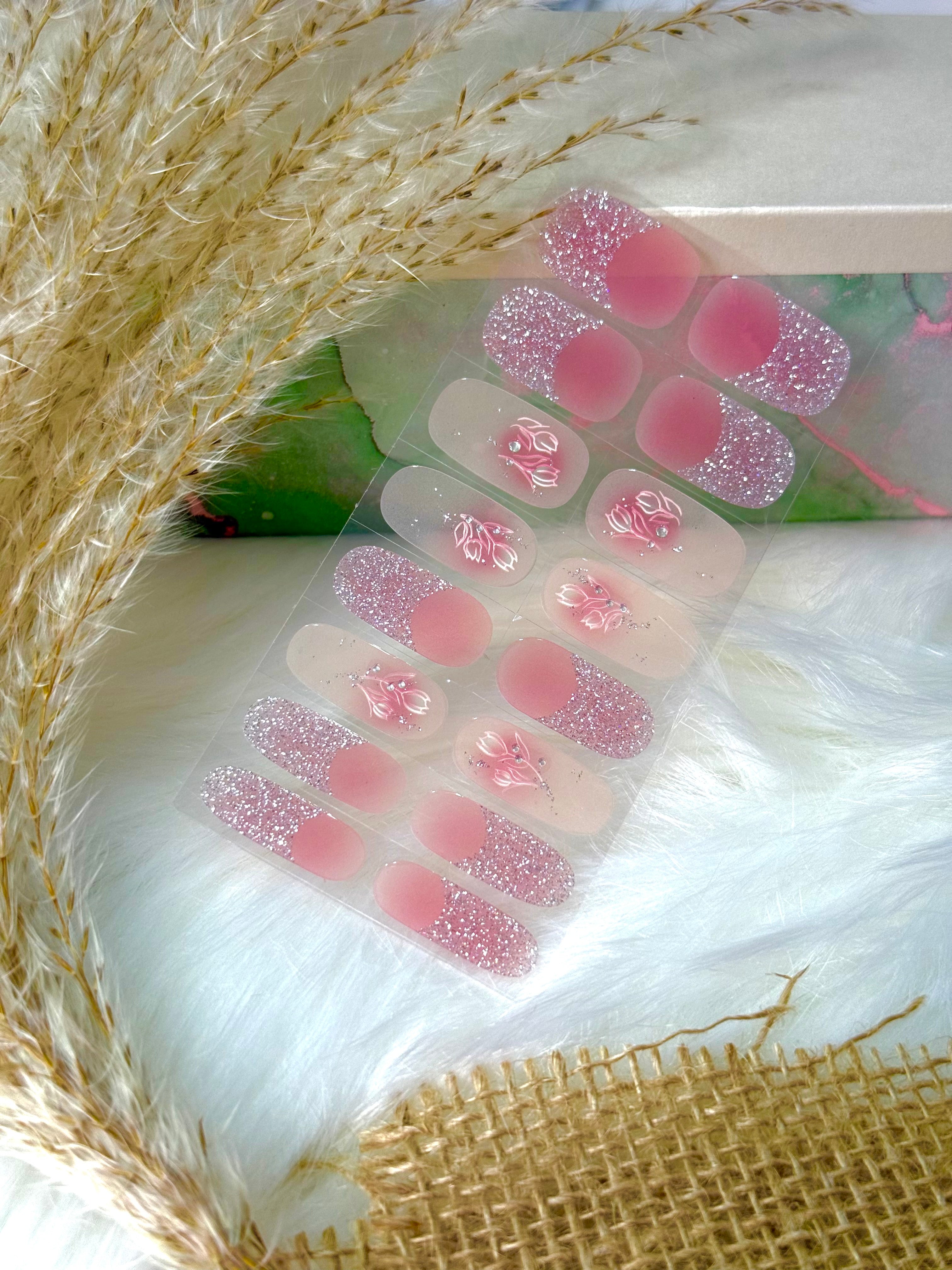 Rose Glitter UV-Free